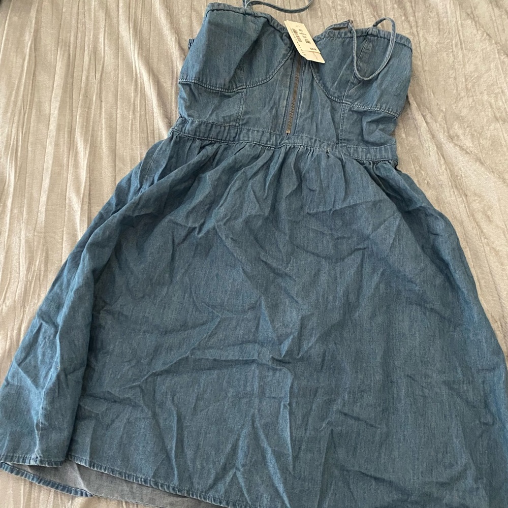 Juniors denim dress